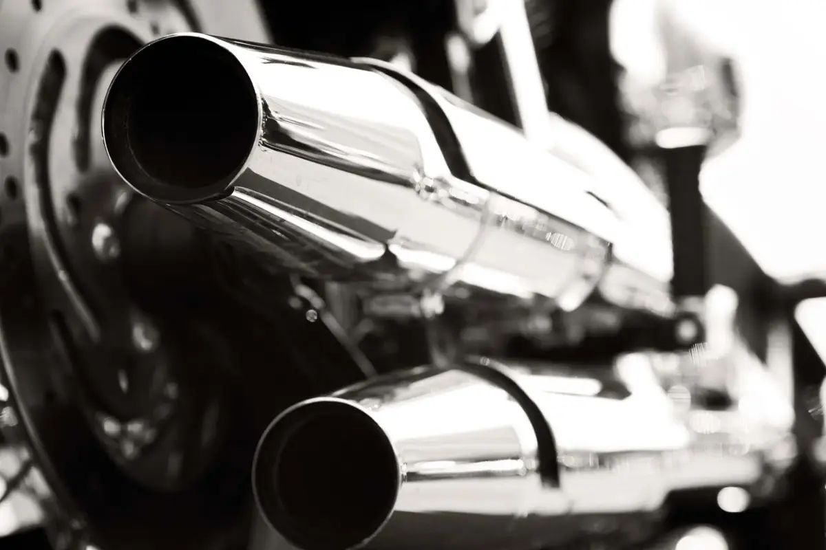 Chrome exhaust tailpipes Alan Aston Motor Engineers Evesham